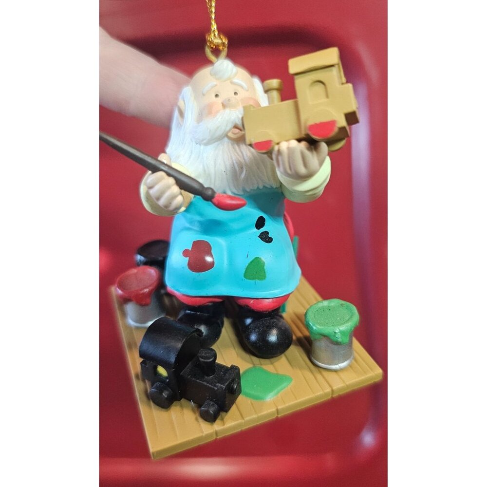 Traditions Santa Toy Maker Collectable Gift Ornament 1996 Westmar Ind NIB